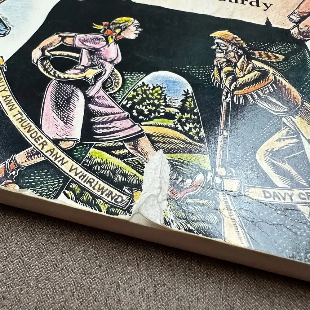 Vintage American Tall Tales Book Mary Pope Osborne McCurdy Wood Gravings 1991